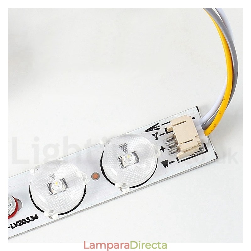 Lámpara de techo empotrada de estilo nórdico contemporáneo, moderna, regulable, superfina y de 4 cm de grosor, con pantalla acrílica y control remoto. También se puede usar como luz de pared.