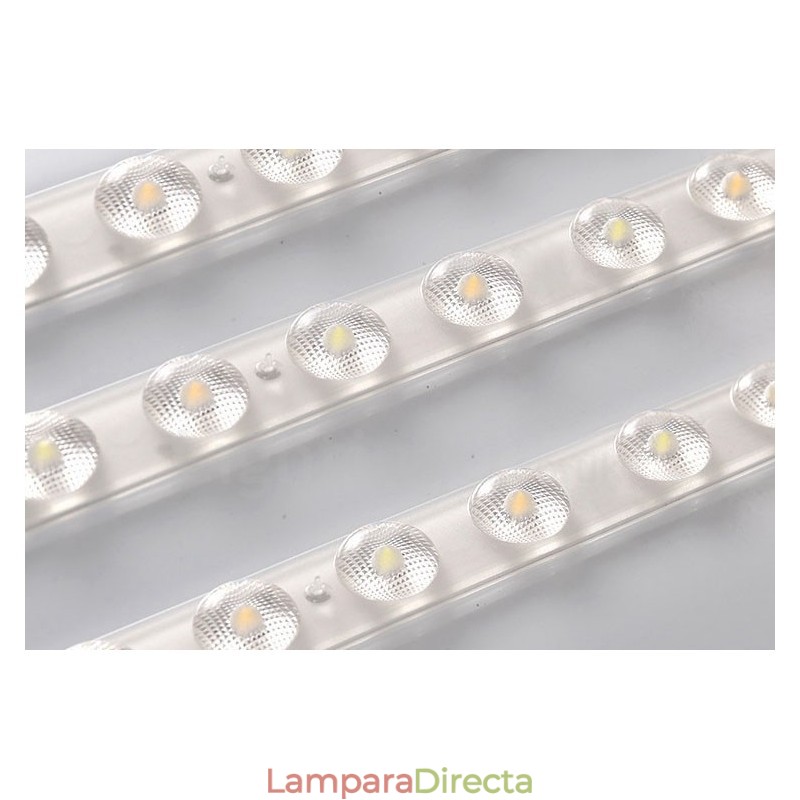 Lámpara de techo empotrada cuadrada ultrafina de madera color nogal retro, regulable, con pantalla acrílica. También se puede usar como aplique de pared.