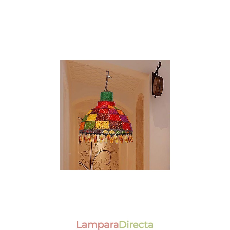 Lámpara de araña vintage estilo mini lámpara manual