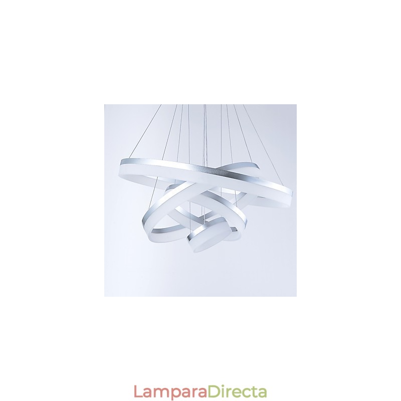 Lámpara colgante de anillo de araña de acrílico, accesorios de iluminación con