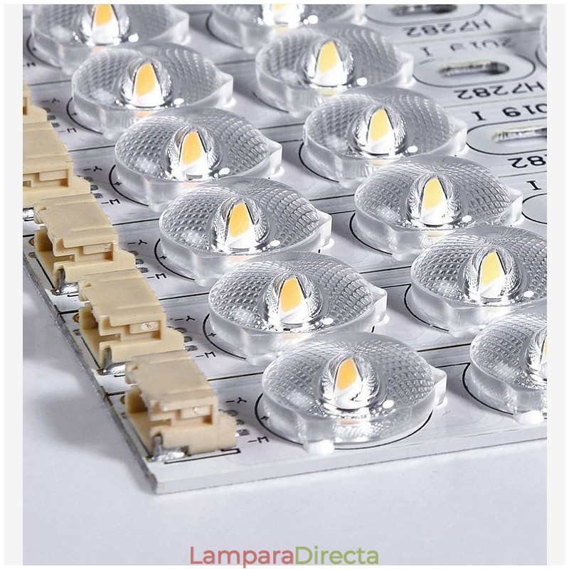 Lámpara de techo empotrada de latón, ultrafina, rectangular, moderna, contemporánea, de estilo nórdico, con pantalla acrílica. También se puede usar como aplique de pared.