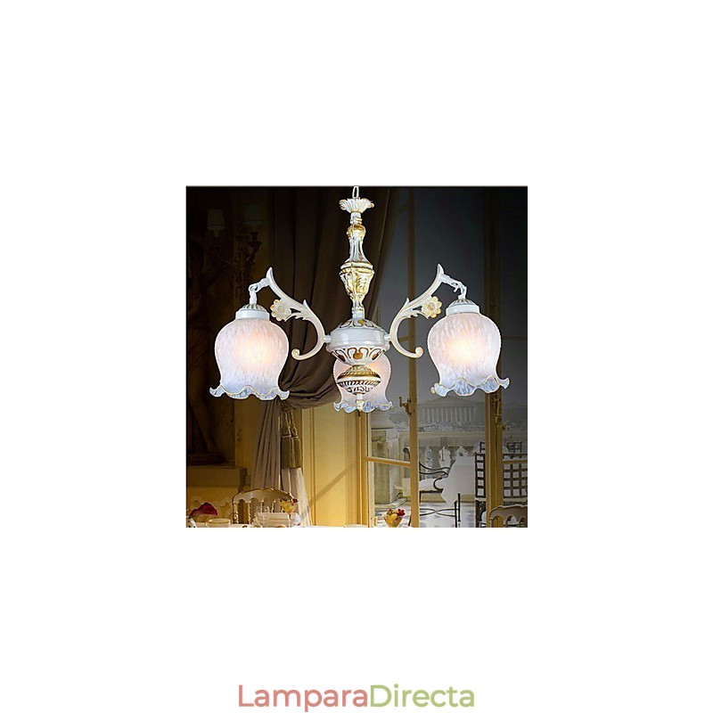 Lámpara retro Jane Hierro Iluminación mediterránea