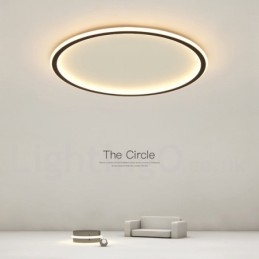 Lámparas de techo empotradas de estilo nórdico contemporáneo, ultrafinas y regulables, con control remoto. También se pueden usar como aplique de pared.