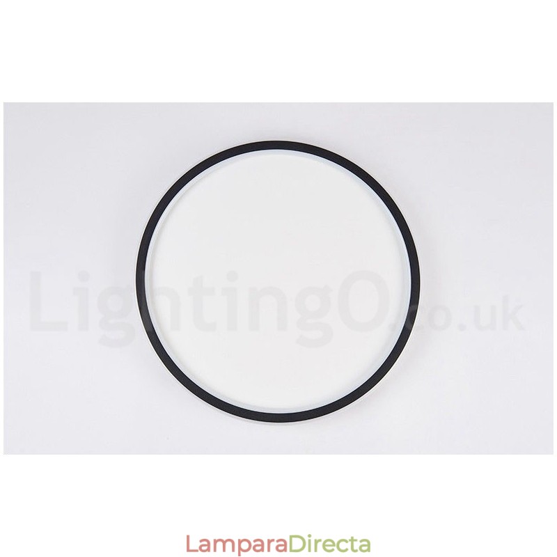 Lámparas de techo empotradas de estilo nórdico contemporáneo, ultrafinas y regulables, con control remoto. También se pueden usar como aplique de pared.