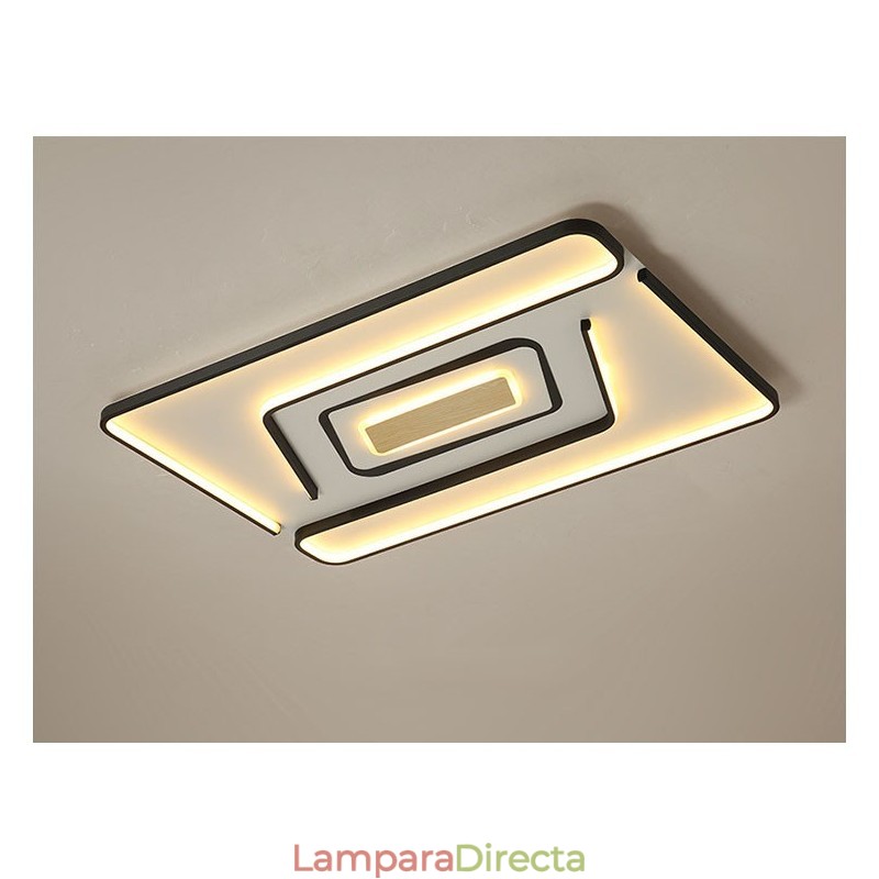 Lámpara empotrada rectangular moderna y contemporánea