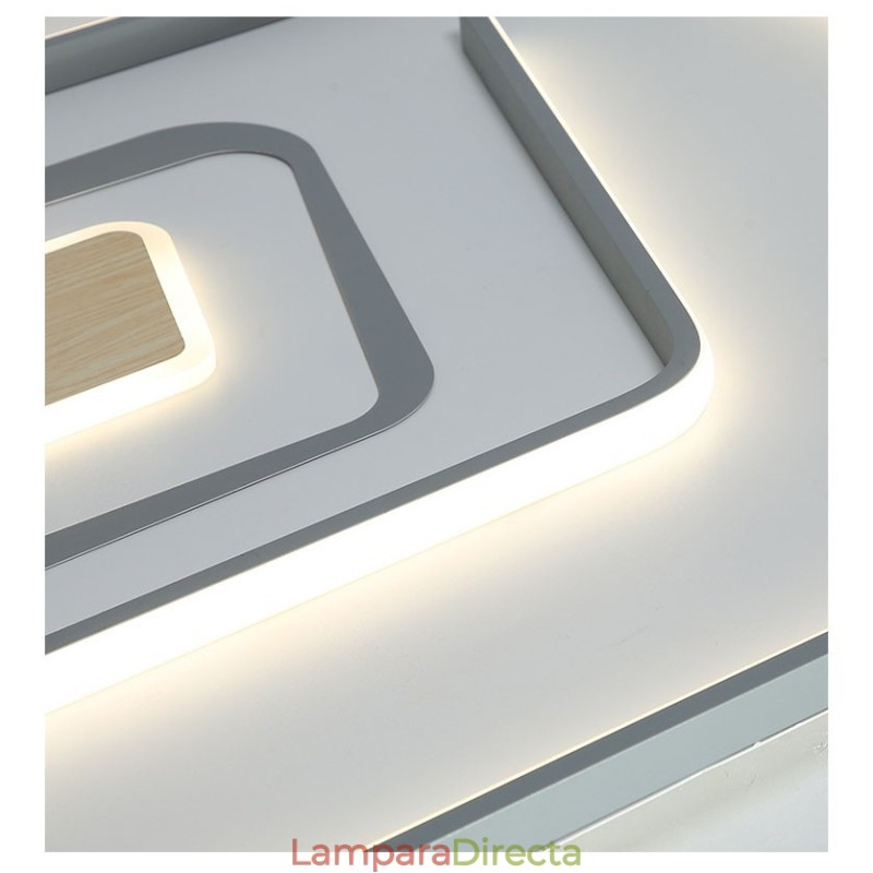 Lámpara empotrada rectangular moderna y contemporánea