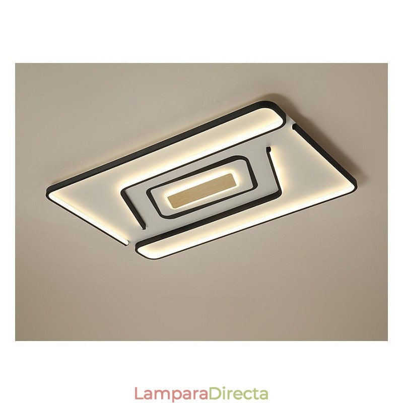 Lámpara empotrada rectangular moderna y contemporánea