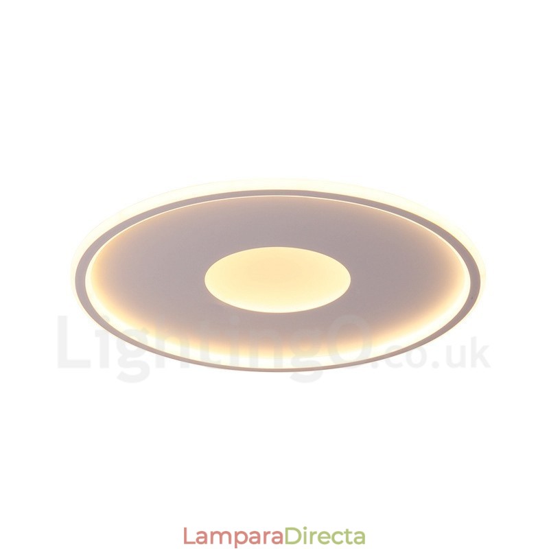 Lámparas de techo empotradas de estilo nórdico contemporáneo, ultrafinas y regulables, con control remoto. También se pueden usar como aplique de pared.