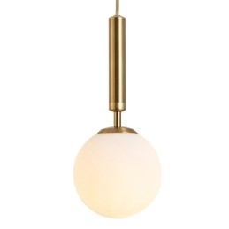 Lámpara colgante contemporánea moderna con pantalla de cristal