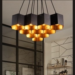 Lámpara colgante estilo loft industrial