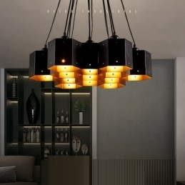 Lámpara colgante estilo loft industrial