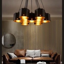 Lámpara colgante estilo loft industrial