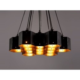 Lámpara colgante estilo loft industrial