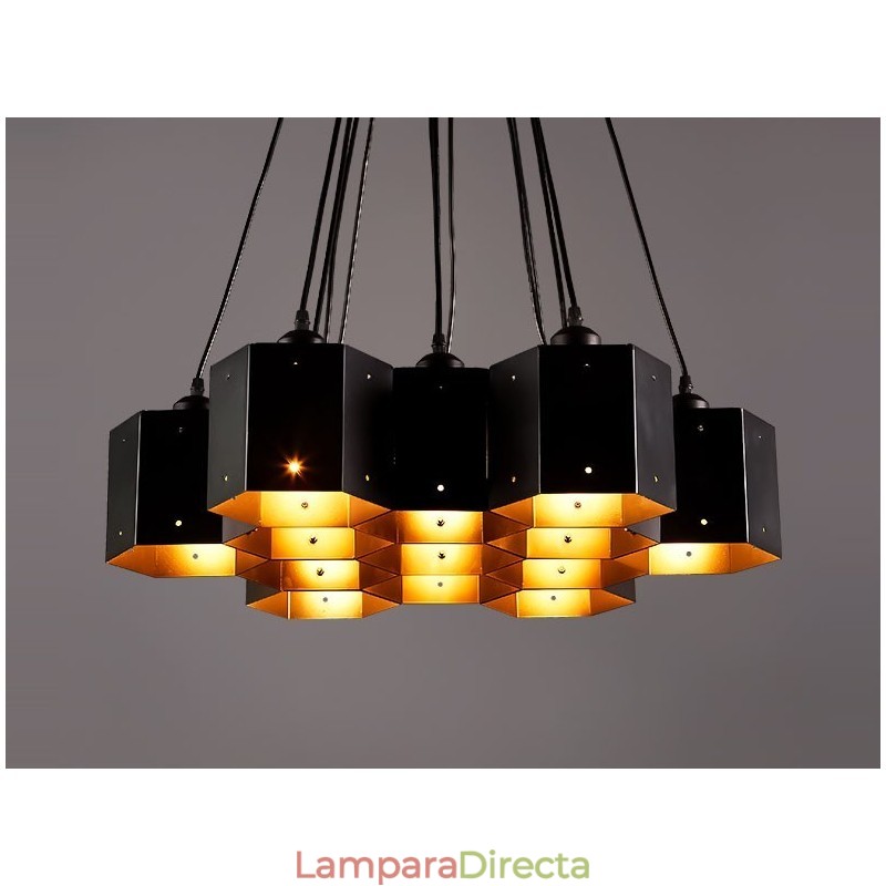 Lámpara colgante estilo loft industrial