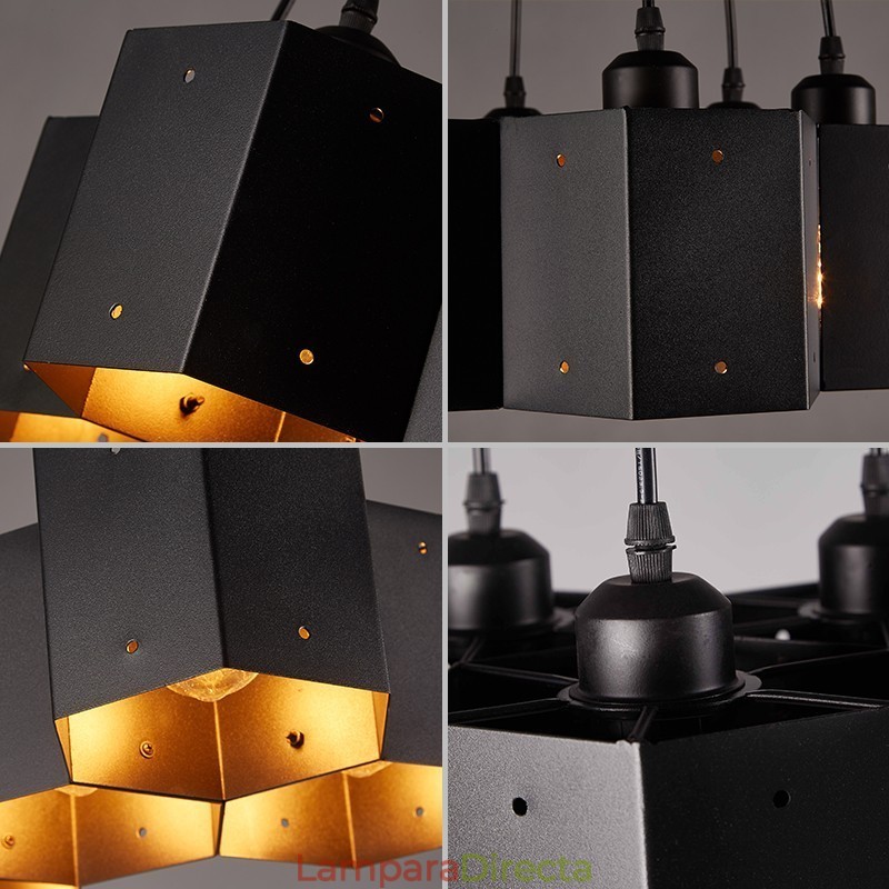 Lámpara colgante estilo loft industrial