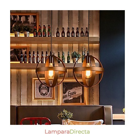 Lámpara de hierro retro moderna minimalista estilo industrial araña Lámpara de hierro retro moderna minimalista estilo industrial araña