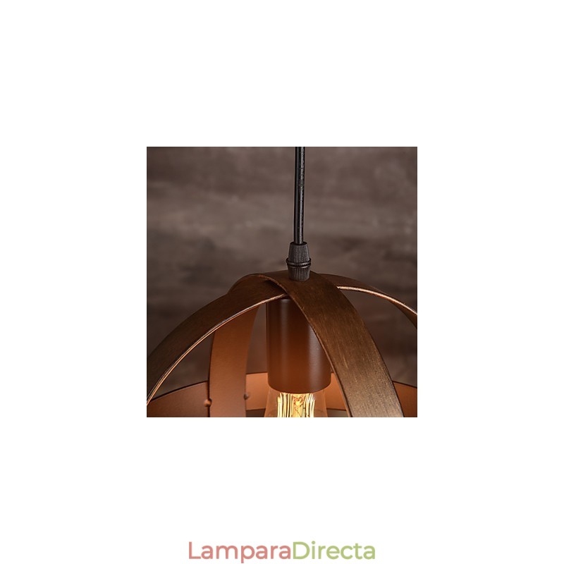 Lámpara de hierro retro moderna minimalista estilo industrial araña