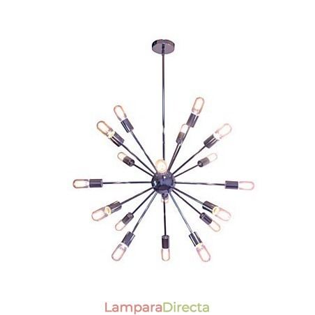 Lámpara de araña moderna con forma de globo para sala de estar, comedor, compras, tienda, noche, metal cromado Lámpara de araña moderna con forma de globo para sala de estar, comedor, compras, tienda, noche, metal cromado
