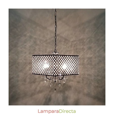 Lámpara de araña de metal con pintura de cristal clásica tradicional Lámpara de araña de metal con pintura de cristal clásica tradicional