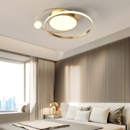 Lámpara de techo redonda moderna para iluminación interior