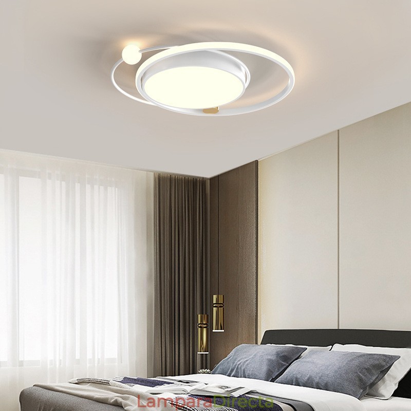 Lámpara de techo redonda moderna para iluminación interior