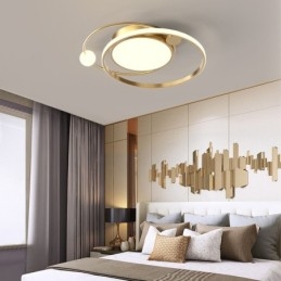 Lámpara de techo redonda moderna para iluminación interior
