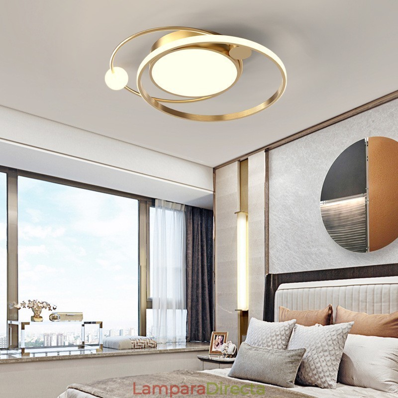 Lámpara de techo redonda moderna para iluminación interior