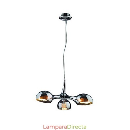 Lámpara de araña creativa y sencilla con pantalla de vidrio enchapado de 3 W Lámpara de araña creativa y sencilla con pantalla de vidrio enchapado de 3 W