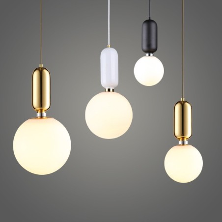 Lámpara colgante contemporánea moderna con pantalla de cristal Lámpara colgante contemporánea moderna con pantalla de cristal