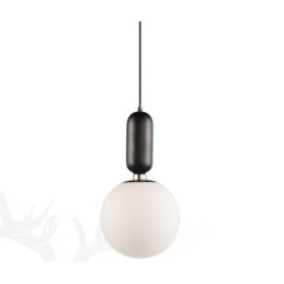 Lámpara colgante contemporánea moderna con pantalla de cristal