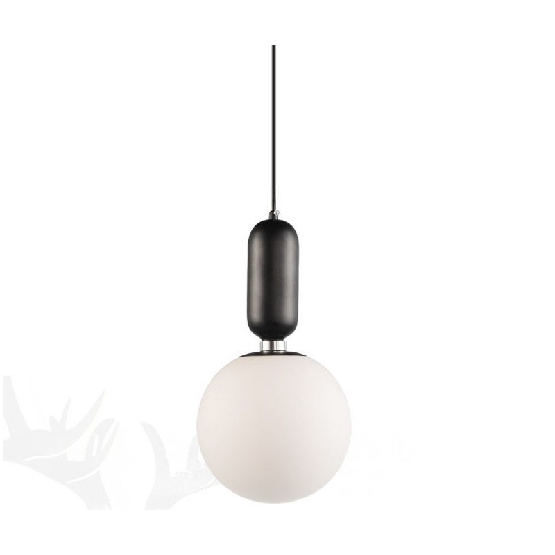 Lámpara colgante contemporánea moderna con pantalla de cristal