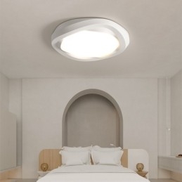 Lámpara de techo empotrada moderna multicolor con protección ocular de espectro completo y regulable para iluminación interior.