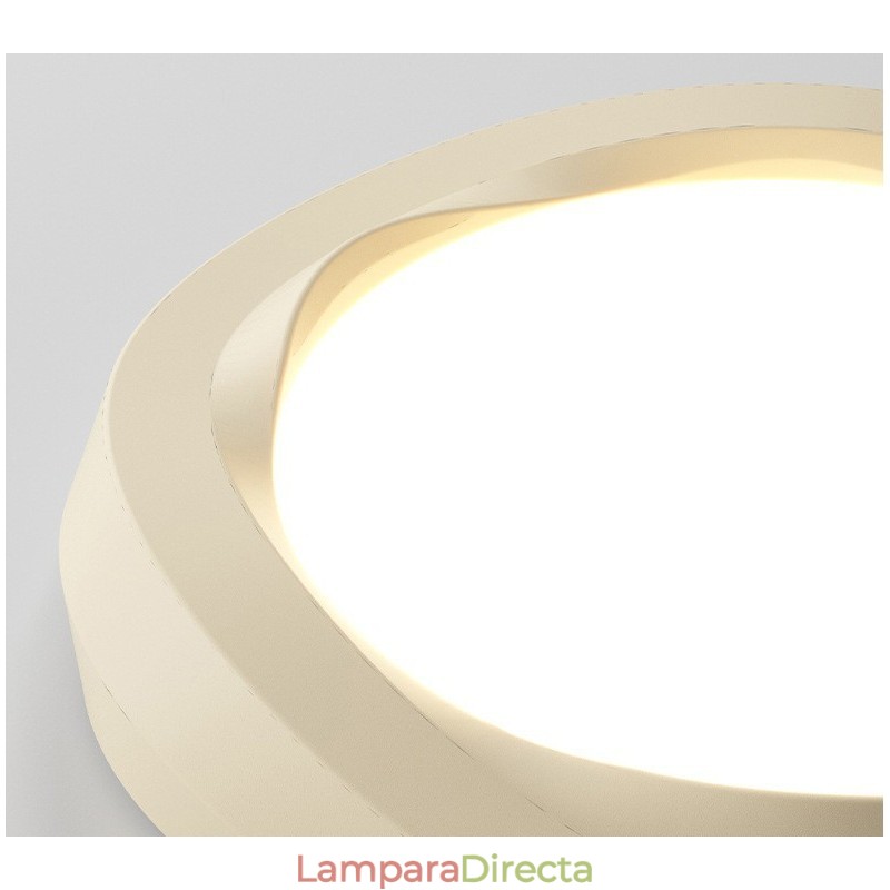 Lámpara de techo empotrada moderna multicolor con protección ocular de espectro completo y regulable para iluminación interior.