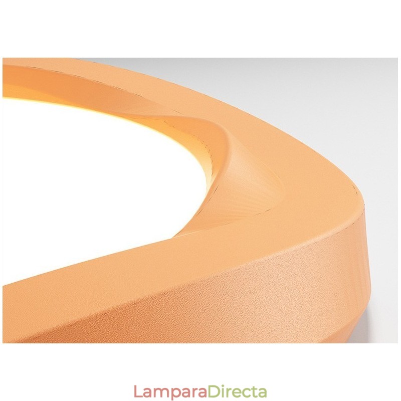 Lámpara de techo empotrada moderna multicolor con protección ocular de espectro completo y regulable para iluminación interior.