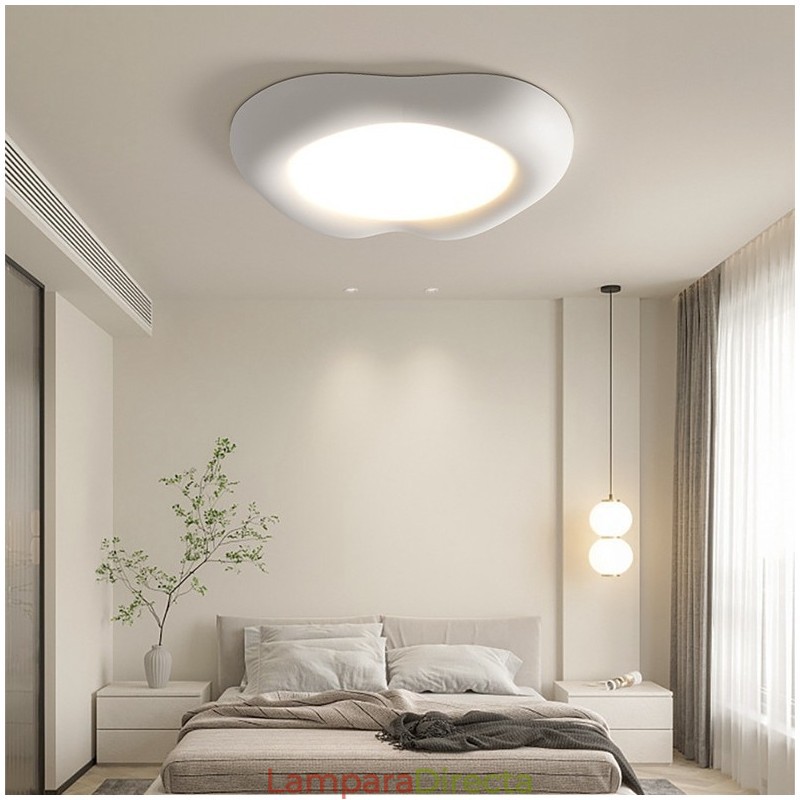 Lámpara de techo empotrada moderna multicolor con protección ocular de espectro completo y regulable para iluminación interior.