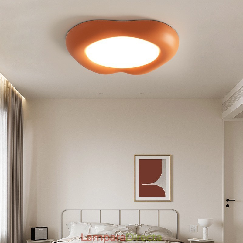 Lámpara de techo empotrada moderna multicolor con protección ocular de espectro completo y regulable para iluminación interior.