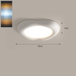 Lámpara de techo empotrada moderna multicolor con protección ocular de espectro completo y regulable para iluminación interior.