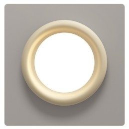 Lámpara de techo empotrada moderna, multicolor, redonda, regulable, de espectro completo y con protección ocular, para iluminación interior.
