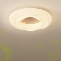 Lámpara de techo empotrada moderna y redonda regulable para iluminación interior