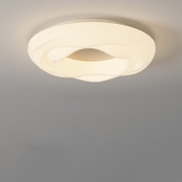 Lámpara de techo empotrada moderna y redonda regulable para iluminación interior