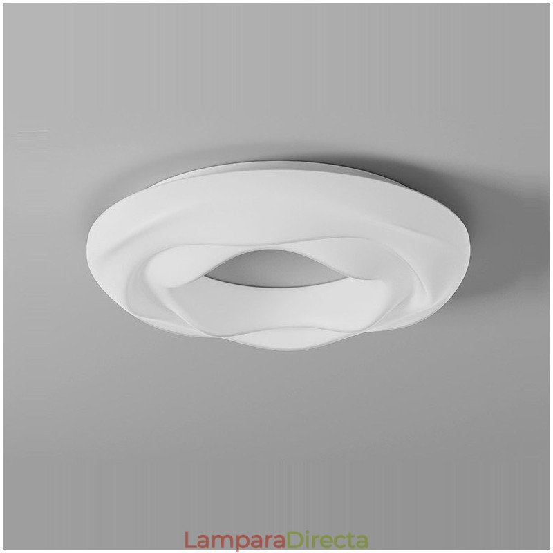Lámpara de techo empotrada moderna y redonda regulable para iluminación interior