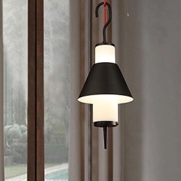 Lámpara colgante de metal moderna y contemporánea de estilo mini