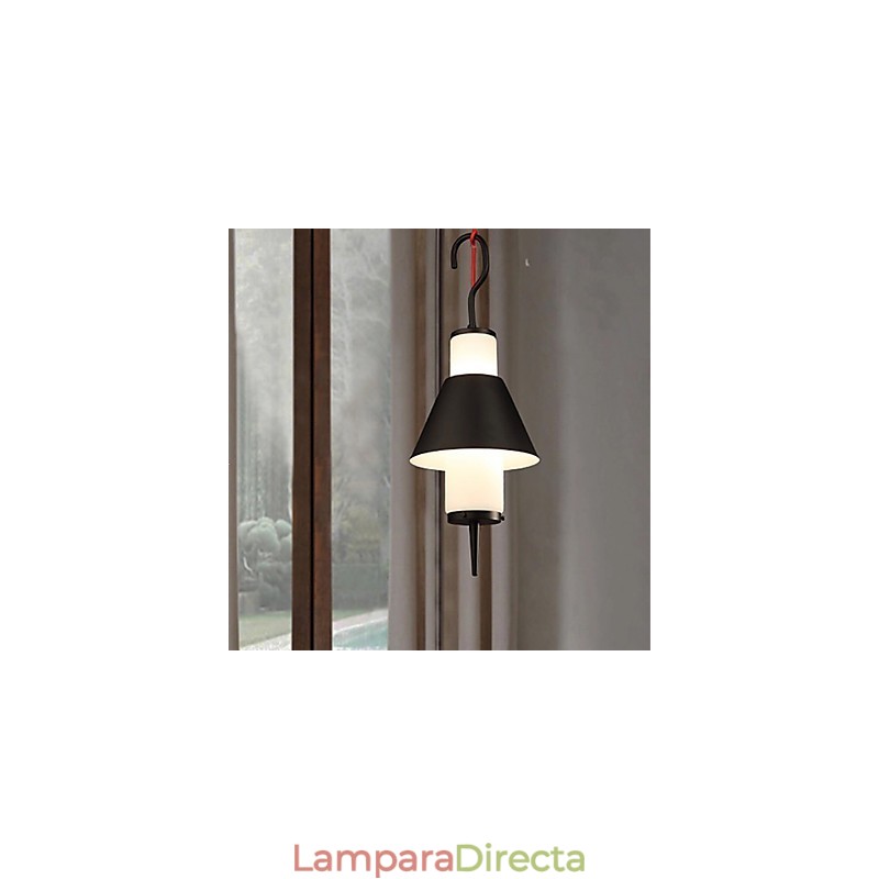 Lámpara colgante de metal moderna y contemporánea de estilo mini