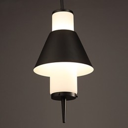 Lámpara colgante de metal moderna y contemporánea de estilo mini