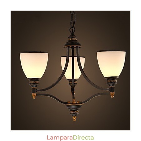Lámparas de techo minimalistas retro Lámparas de techo de cristal de estilo europeo Lámpara Lámparas de techo minimalistas retro Lámparas de techo de cristal de estilo europeo Lámpara