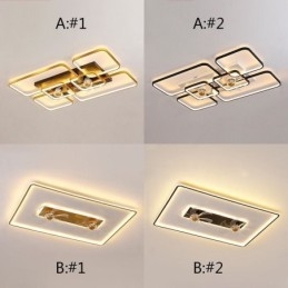 Ventilador de techo con luces, ventilador decorativo, lámpara acrílica.