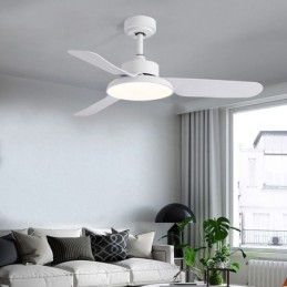 Lámpara de ventilador con inversor Lámpara de ventilador de techo minimalista moderna