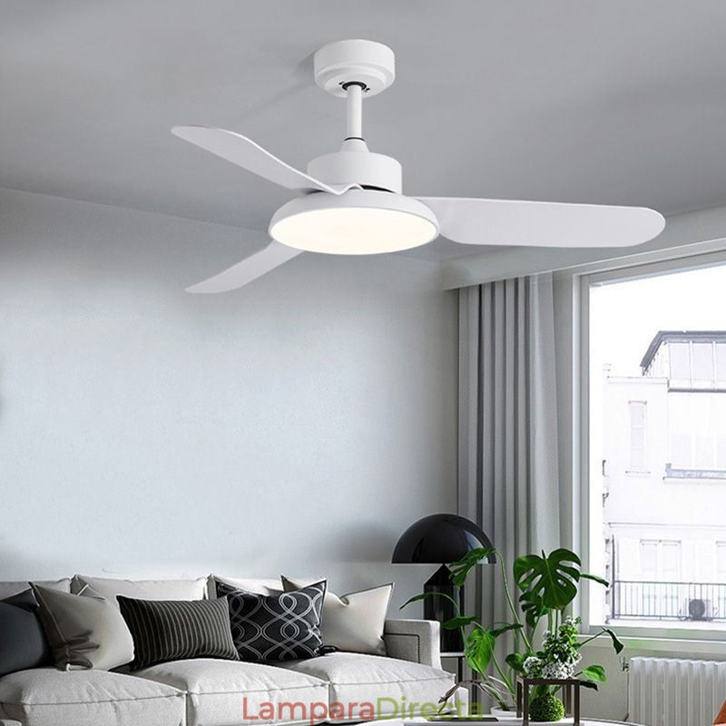 Lámpara de ventilador con inversor Lámpara de ventilador de techo minimalista moderna
