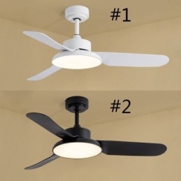 Lámpara de ventilador con inversor Lámpara de ventilador de techo minimalista moderna