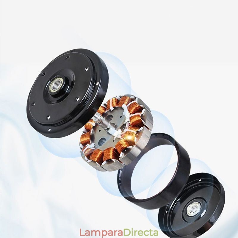 Lámpara de ventilador con inversor Lámpara de ventilador de techo minimalista moderna